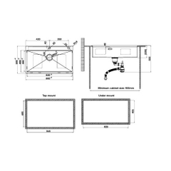CHẬU INOX Hafele WS R0 HS24-SSN1S-8650_SILVER 567.20.637