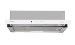 Hút Mùi Kéo Rút Mặt Kính Trắng EUH01270PRO (EUH1270DW) Eurogold