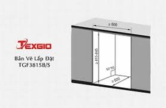 Máy rửa bát Texgio Dishwasher TGF3815B - 15 Bộ Tự Động Mở Cửa