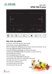 Bếp từ đôi Spelier SPM-T86K PLUS