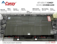 Bếp từ đôi Canzy CZ 898B-62ID