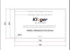 Chậu rửa bát Kluger KWU8161FB – S76 Plus