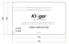 Chậu rửa bát Kluger KT8050FS – S80 Plus