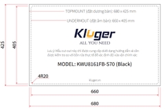 Chậu rửa bát Kluger KWU8161FB  S70