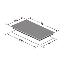 Bếp từ hồng ngoại EUROSUN EU-TE887G