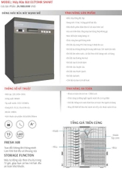 Máy rửa bát Latino LT EU715MR Smart