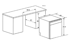 Máy Rửa Bát Spelier SP 16DWKT/B