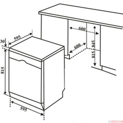 Máy rửa bát Bosch SMS6ZCI06E Serie 6 Sấy Zeolith