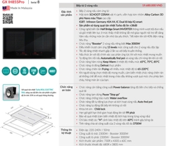 Bếp từ GrandX GX IH855 pro