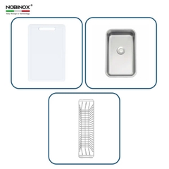 Chậu rửa bát NoBiNox NN974DT