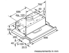 Máy hút mùi Bosch DFT93AC50