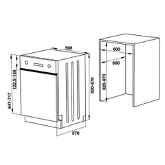 Máy Rửa Chén Độc Lập Hafele HDW-HI60C 533.23.120