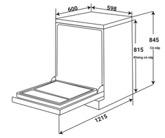 Máy Rửa chén KAFF KF-BHMI815Y