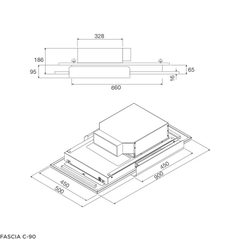 Máy hút khói, khử mùi Malloca FASCIA C-90
