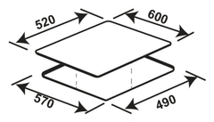 Bếp 3 Từ KAFF KF-HI5468SI