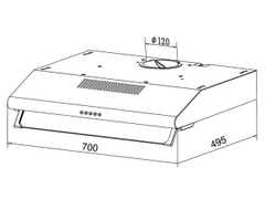 MÁY HÚT MÙI KAFF KF-700W