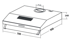MÁY HÚT MÙI CỔ ĐIỂN KAFF KF-738I