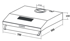 Máy Hút Mùi KAFF KF-8730B