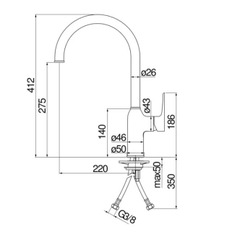 Vòi rửa bát NoBiNox RING NB132