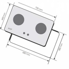 Bếp gas KAFF KF 630
