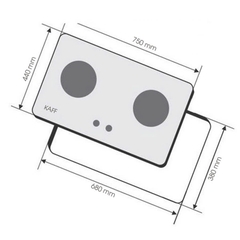 BẾP GAS KAFF KF 212
