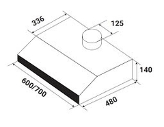Máy Hút Mùi KAFF KF 738B