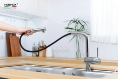 VÒI RỬA BÁT DÂY RÚT NOBINOX BIANCO NX600