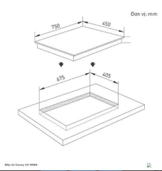 Bếp từ đôi CANZY CZ 998S