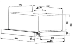 Máy Hút Mùi Âm Tủ Canzy CZ 70BRH