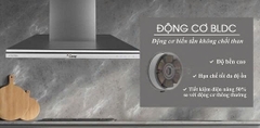 Máy hút mùi chữ T Canzy CZ HE90BK
