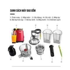 Máy Ép Chậm Canzy CZ-15YA