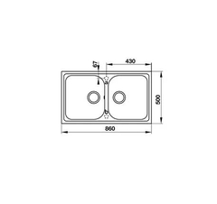 Chậu Rửa Đá Hafele HS19-GEN2R90 xám 570.35.580