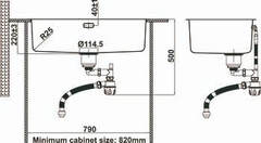CHẬU SUS Hafele SATIN R25 HS24-SSN1S-760_BR 567.24.407