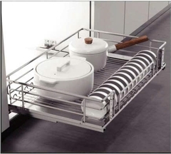 Giá xoong nồi tủ dưới nan Oval Canzy CZO-6002-800