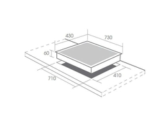 Bếp từ đối Canzy CZ 9979 GRS