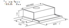 Máy hút mùi âm tủ Canzy CZ H1160AT