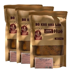 Bò Khô Nhà Làm Đảm Bảo An toàn Thực Phẩm - 1 Túi 500gr