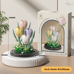 Mô hình lắp ráp lego hoa hướng dương, hoa Cẩm chướng, hoa hồng . Đồ chơi lắp ráp. quà tặng hoa lego tự lắp ráp