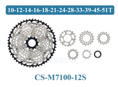 Líp Xe Đạp 12 Tầng SHIMANO DEORE SLX M7100 10-51T