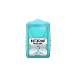 Miếng ngậm thơm miệng Listerine Pocketpaks Cool Mint bạc hà diệt khuẩn hộp 24 miếng