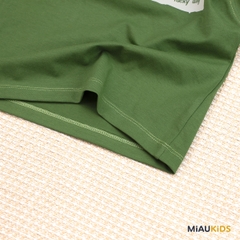 Bộ ba lỗ cotton bé trai thoáng mát MiauKids - Áo sát nách quần đùi có túi