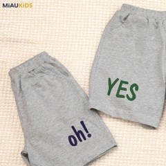 Bộ ba lỗ cotton bé trai thoáng mát MiauKids - Áo sát nách quần đùi có túi