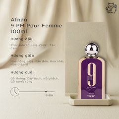 Afnan 9 PM Femme 100ml