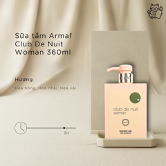 Sữa tắm Armaf Club De Nuit Women 360ml