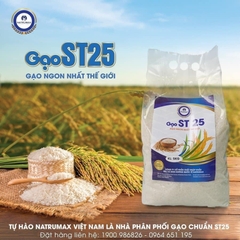Gạo ST25 ngon nhất thế giới 5kg Natrumax