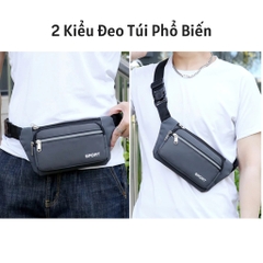 Túi đeo chéo nam nữ phản quan, hạn chế chông thấm nước