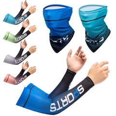 Găng Tay Chống Nắng Lụa Mát Cho Nam Nữ