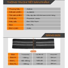 Dây Đàn Hồi Kháng Lực Tập Mông , Đùi Miniband Aolikes 3603