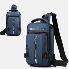 Túi Đeo Chéo Ngực Chống Trộm và Chống Nước với Cổng Sạc USB