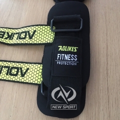 Dây Kéo Lưng Tập Gym Kết Hợp Quấn Cổ Tay Aolikes